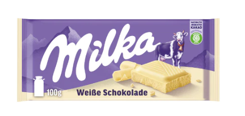 Milka Weie / White chocolate 90g