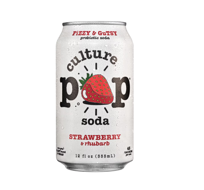 Culture Pop Strawberry & Rhubarb 12oz