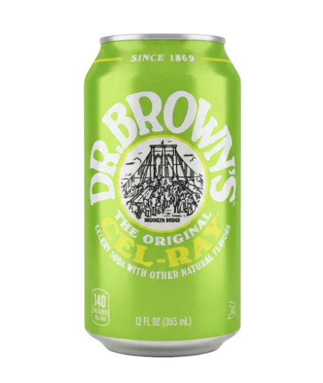 Dr Brown's Original Celery Soda 12oz Can