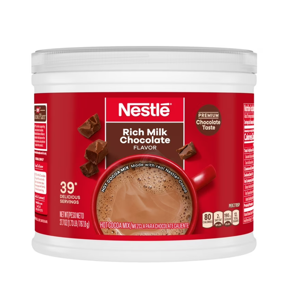 Nestle Hot Cocoa Rich Milk Chocolate Flavored Mix Powder, 27.7oz