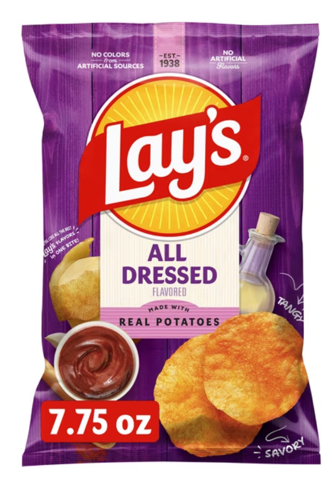 Lay's All Dressed Chips 7.75oz
