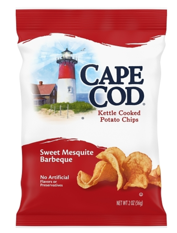Cape Cod Sweet Mesquite Barbeque Potato Chips 2oz