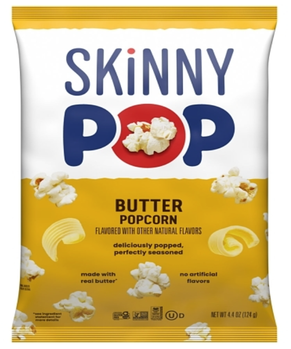 Skinny Pop Butter Popcorn 4.4oz