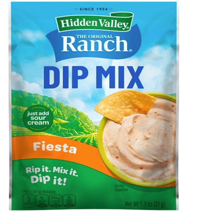Hidden Valley Fiesta Ranch Party Dip Mix Dressing Mix 1.1oz