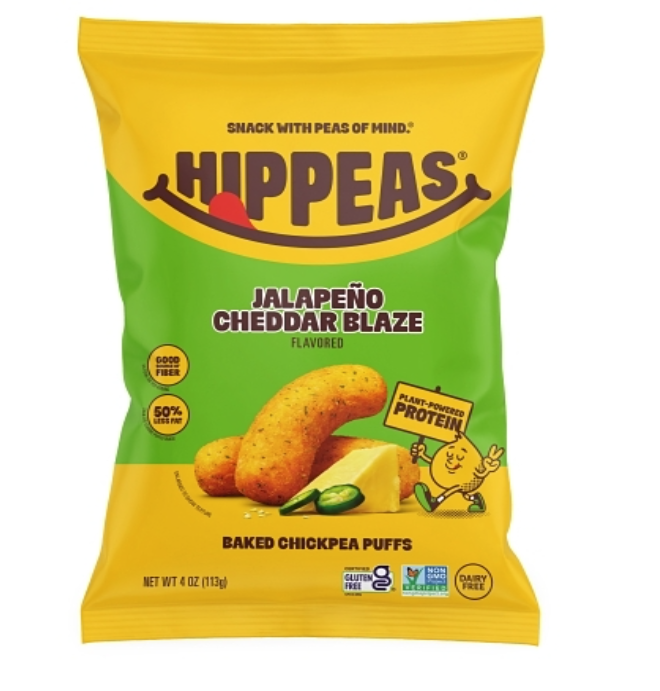 Hippeas Jalapeno Cheddar Blaze Puffs 4oz