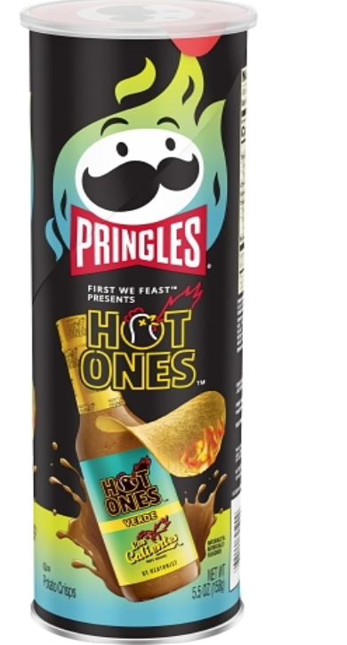 Pringles Hot Ones Los Calientes Verdes 5.5oz