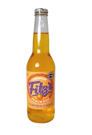 Fitz Peach Pop 12oz Glass Bottle