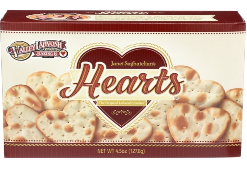 Valley Lahvosh Crackerbread Original Heart Shape 4.5oz