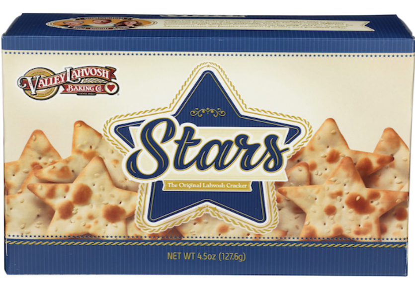Valley Lahvosh Crackerbread Original Star Shaped 4.5oz