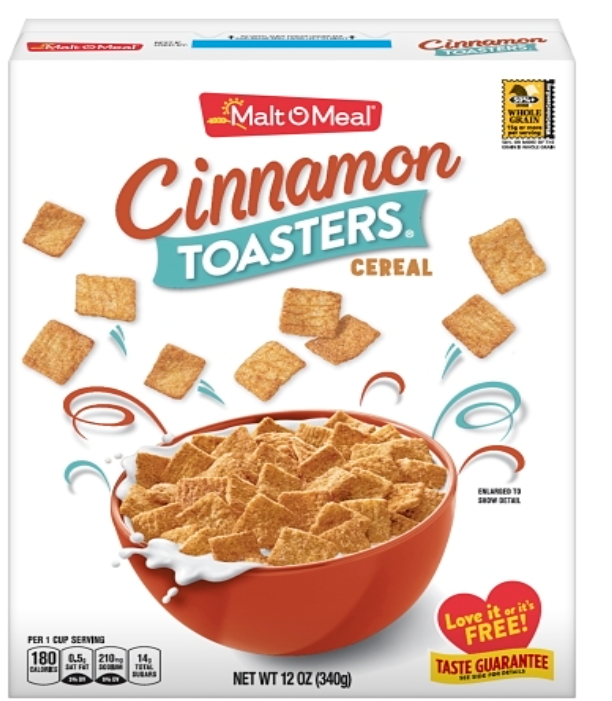 Malt-O Meal Cinnamon Toasters Cereal 12oz