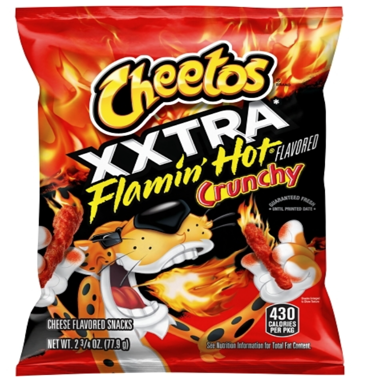 Cheetos Crunchy Xxtra Hot 2.75oz