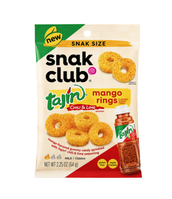 Snak Club Tajin Chile Lime Mango Rings 2.25oz