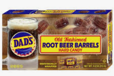 Dad's Root Beer Barrels Hard Candy 113g