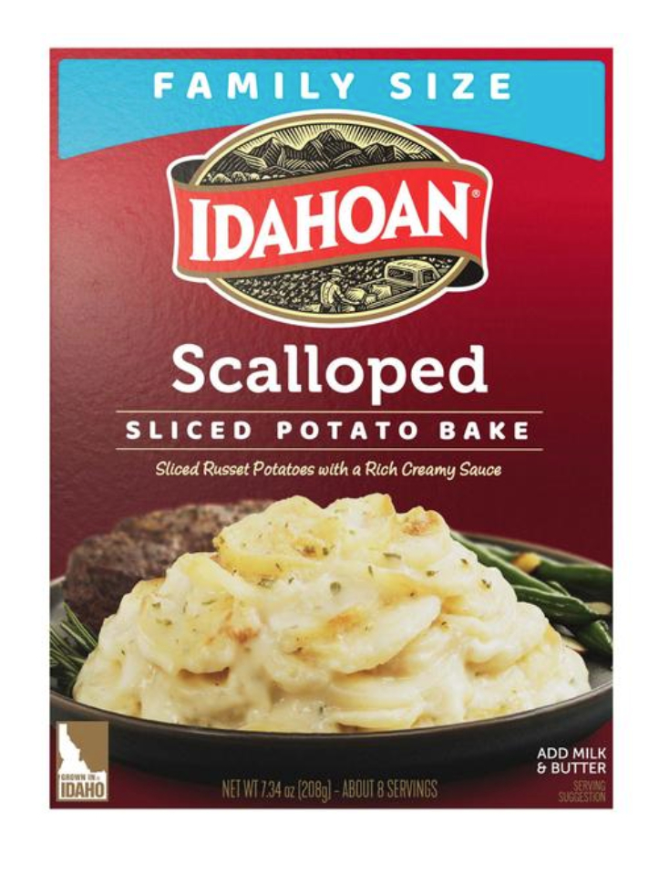 Idahoan Scalloped Sliced Potato Bake Family Size 7.34oz