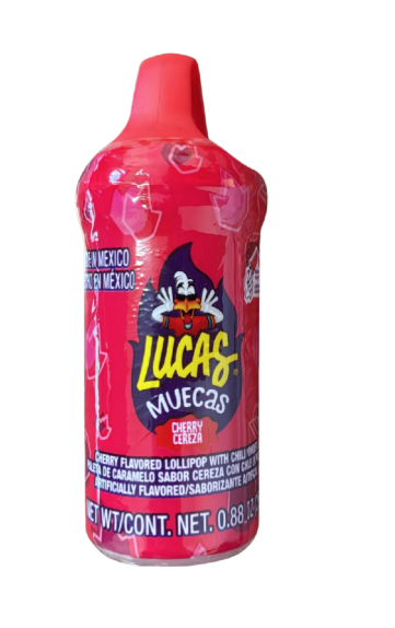 Lucas Muecas Cherry Lollipop With Chili Powder 0.88oz
