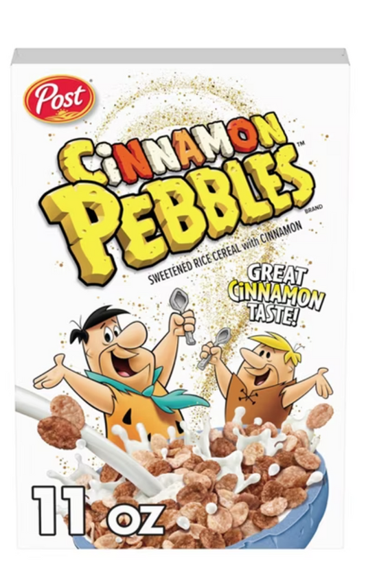 Cinnamon Pebbles Cereal 11oz