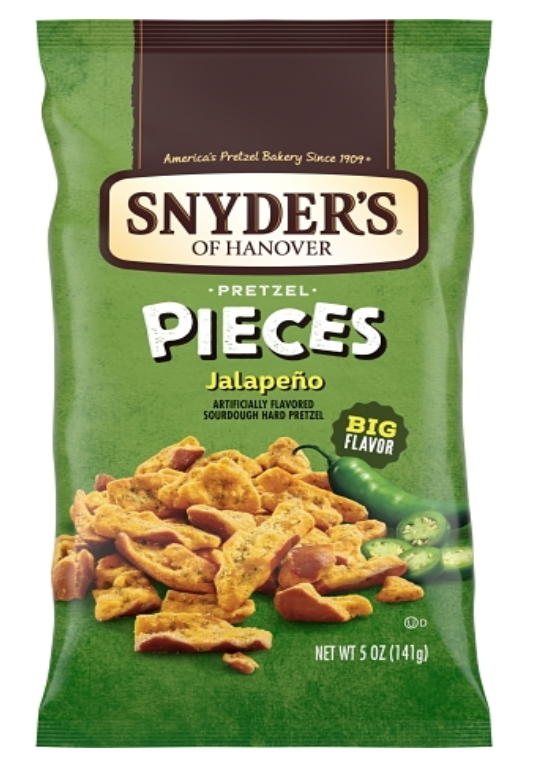 Snyder's Pretzel Pieces Jalapeno 5oz