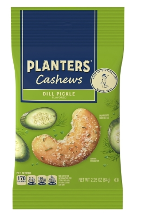Planters Cashews Dill Pickle 2.25oz