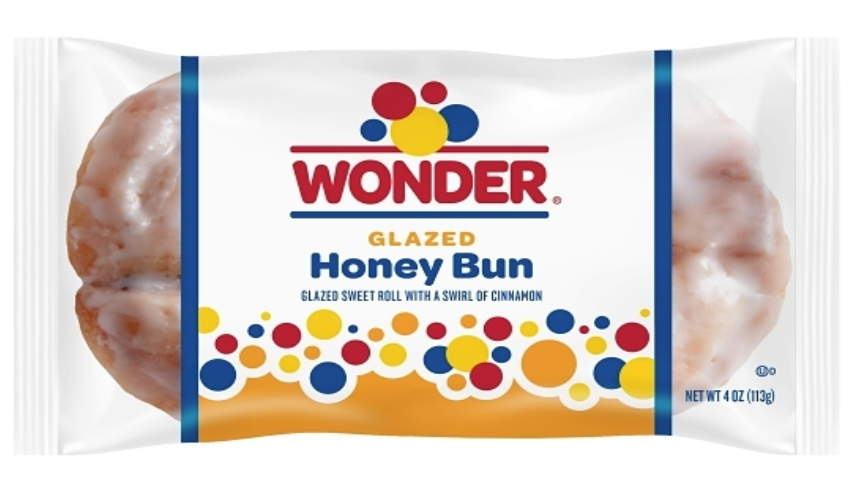 Wonder Glazed Honey Bun Single