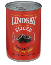 Lindsay Sliced Tray Domestic Olives Canned, 6.5OZ