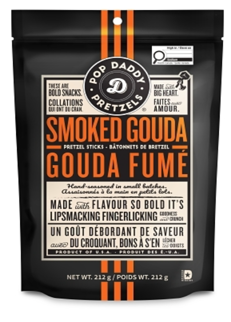 Pop Daddy Pretzels Smoked Gouda 7.5oz