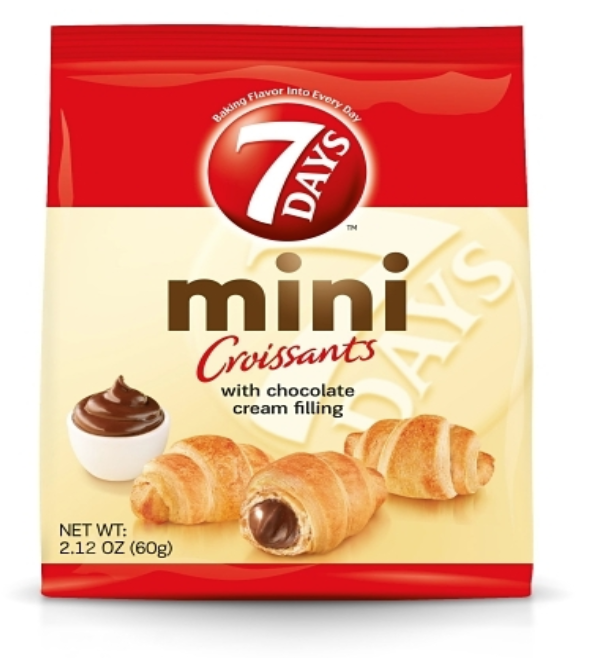7 Days Mini Chocolate Croissant 2.12oz