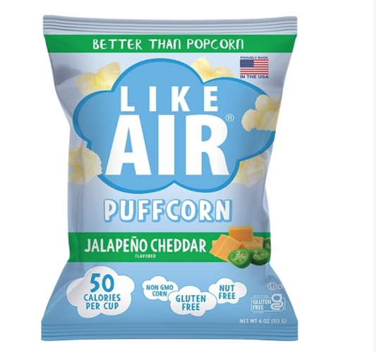 Like Air Jalapeno Cheddar Puffcorn 4oz
