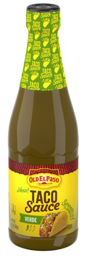 Old El Paso Verde Taco Sauce 12oz