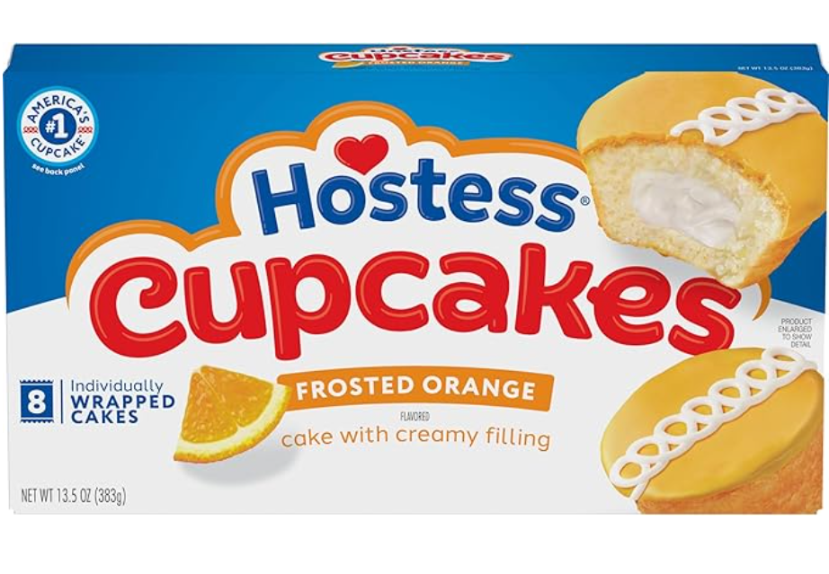 Hostess Orange Cupcakes 8 Pack