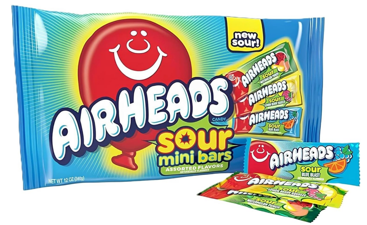 Airheads Sour Mini Bars 12oz