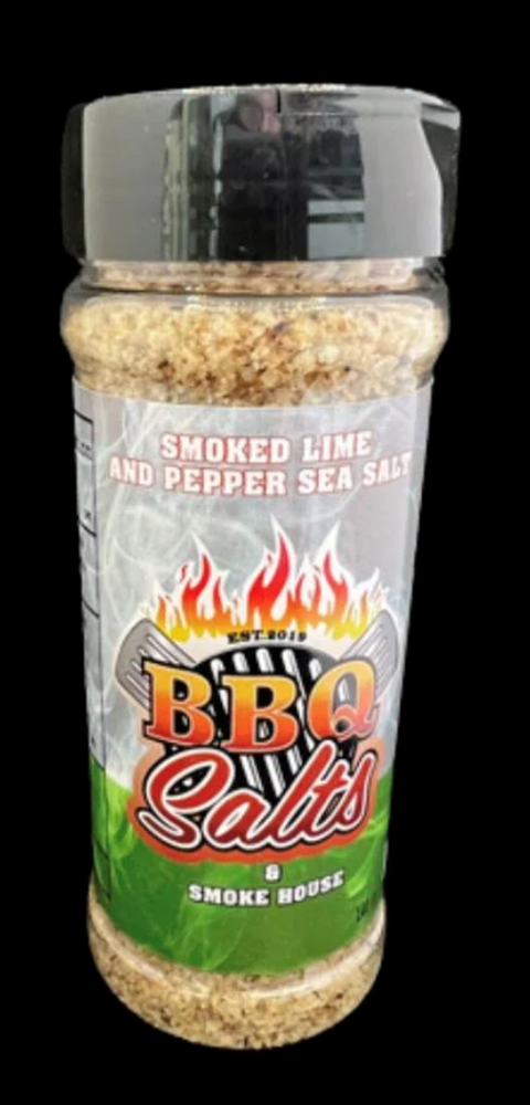 Smoked Lime & Pepper Sea Salt 4.9oz