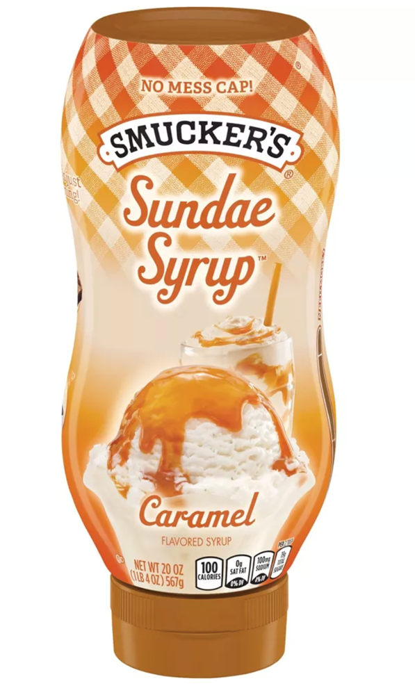Smucker's Caramel Sundae Syrup 20oz (BEST BY: FEB 26)