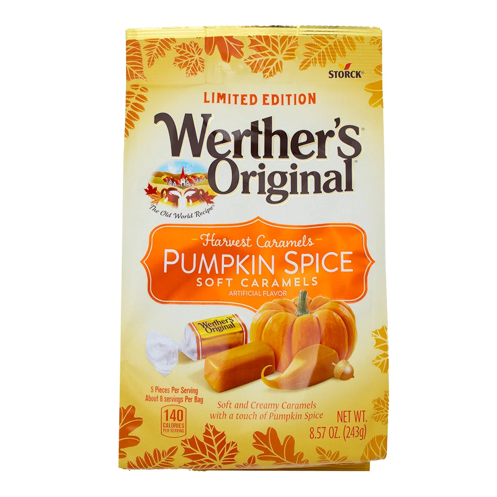 Werther's Original Soft Pumpkin Spice Caramels 8.57oz