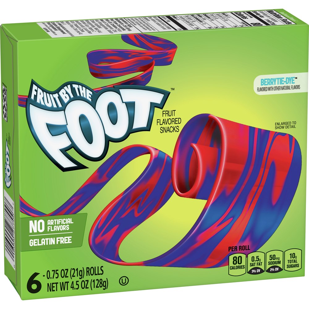 Fruit by the Foot Berry Tie Dye 6ct
