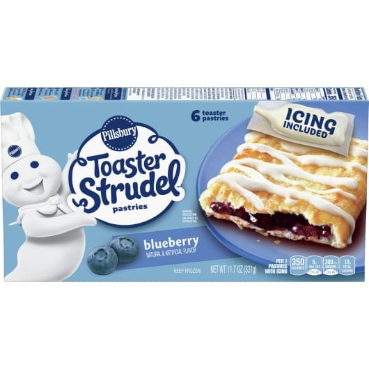 Pillsbury Toaster Strudel Blueberry 11.7oz (BEST BY: FEB 26)