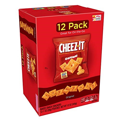 Cheez-It Original Snack Packs 12ct (BEST BY: MAY 2024)