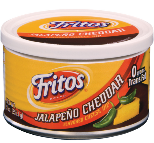 Fritos Jalapeno Cheddar Dip 9oz (best by: may 2026)