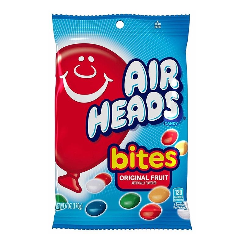 Airheads Bites Original Fruit Peg Bag 6oz