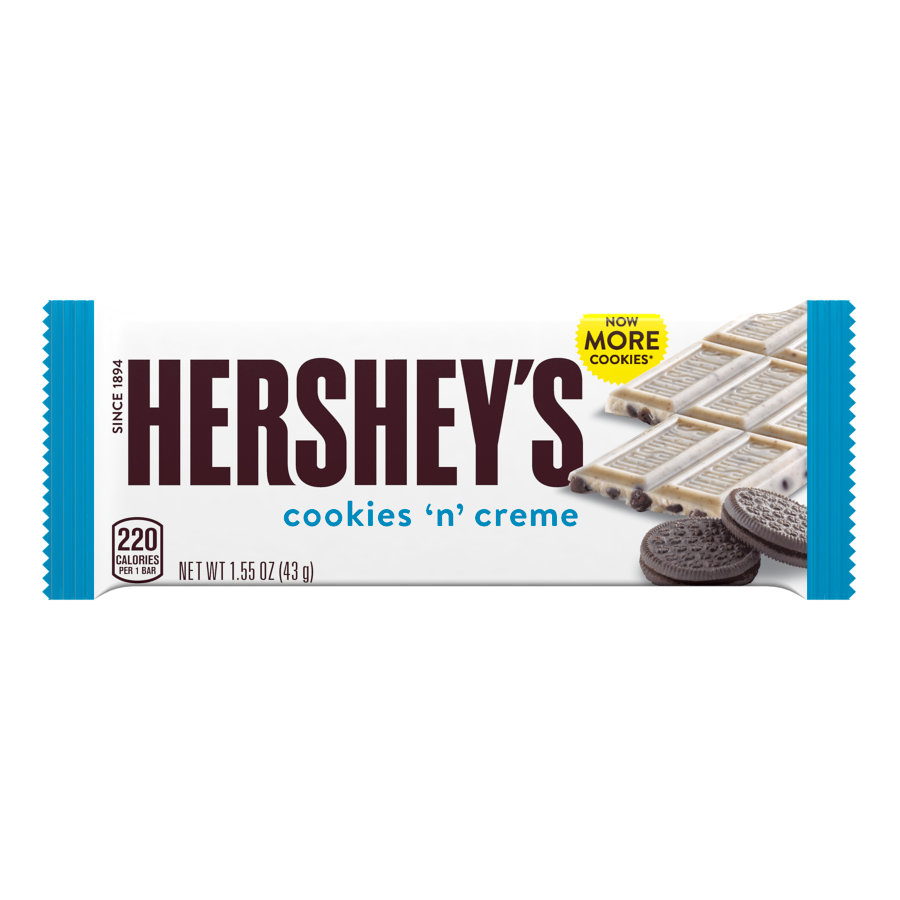 Hershey's Cookies & Creme Bar Regular 1.55oz