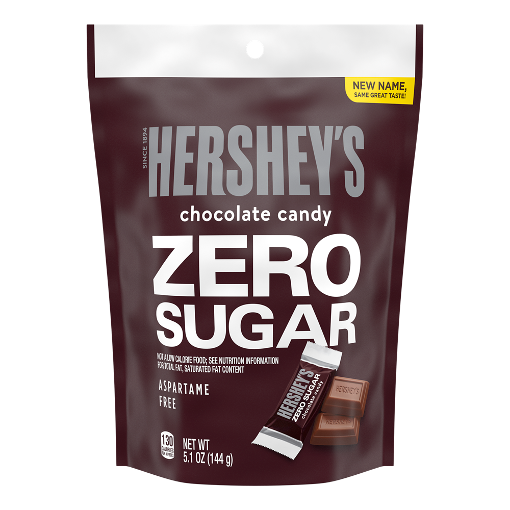 Hershey's Zero Sugar Chocolate Candy Bars 5.1oz (BEST BY: MAY '26)