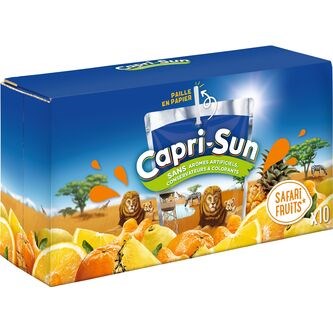 Capri Sun Safari Fruits 10 pack (BEST BY: AUG 25)
