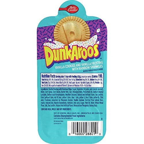 Dunkaroos Vanilla Rainbow Sprinkles 1.5oz (BEST BY: MAR '26)