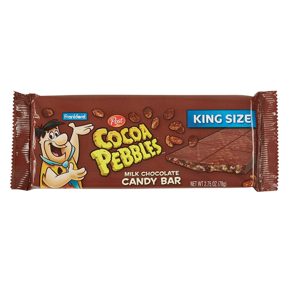 Post Cocoa Pebbles Milk Chocolate Candy Bar 2.75oz (BEST BY: APR 2024)