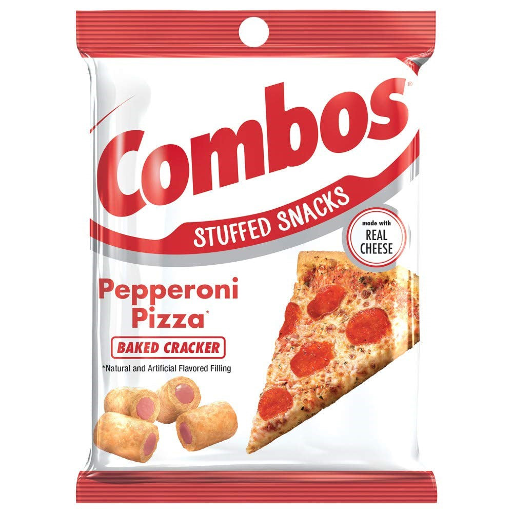 Combos Pepperoni Pizza Cracker Baked Snacks 6.3oz