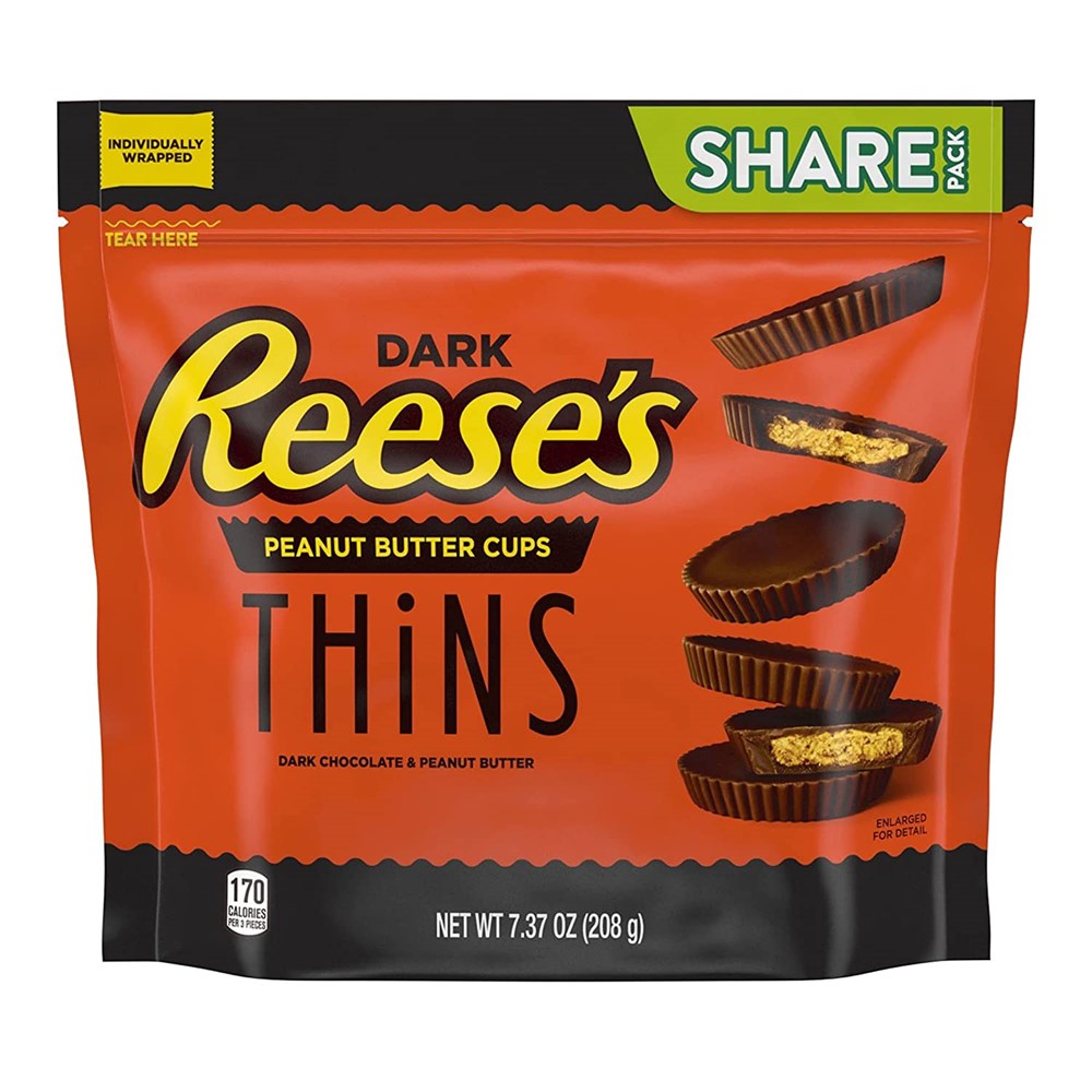 Reese's Dark Peanut Butter Cup Thins 7.37oz
