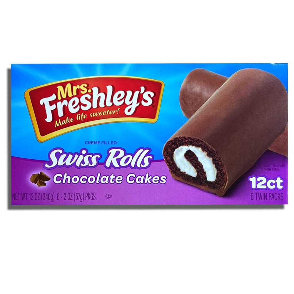 Mrs. Freshley's Swiss Rolls 12ct