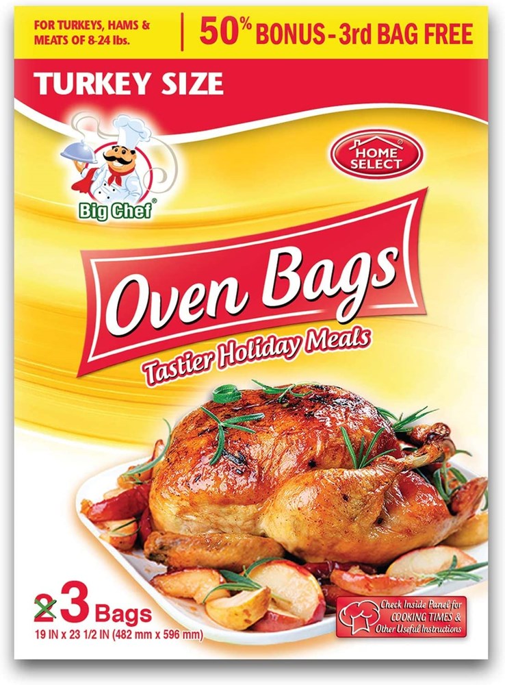 Home Select Oven Bags Turkey Size 3ct