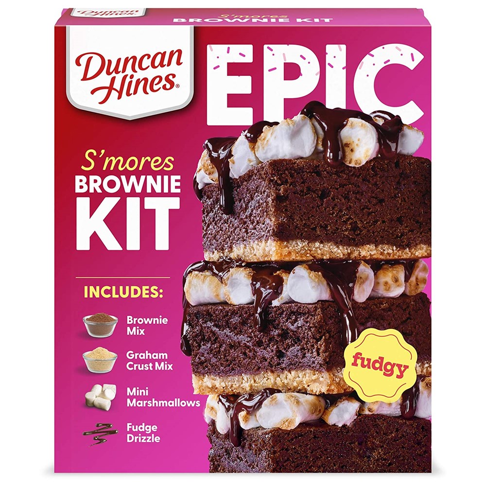 Duncan Hines Epic S'mores Brownie Kit 24.16oz
