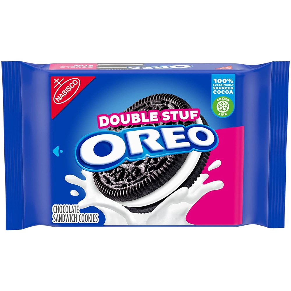 Oreo Double Stuff Chocolate Sandwich Cookies 15.35oz  (BEST BY: APRIL 2024)