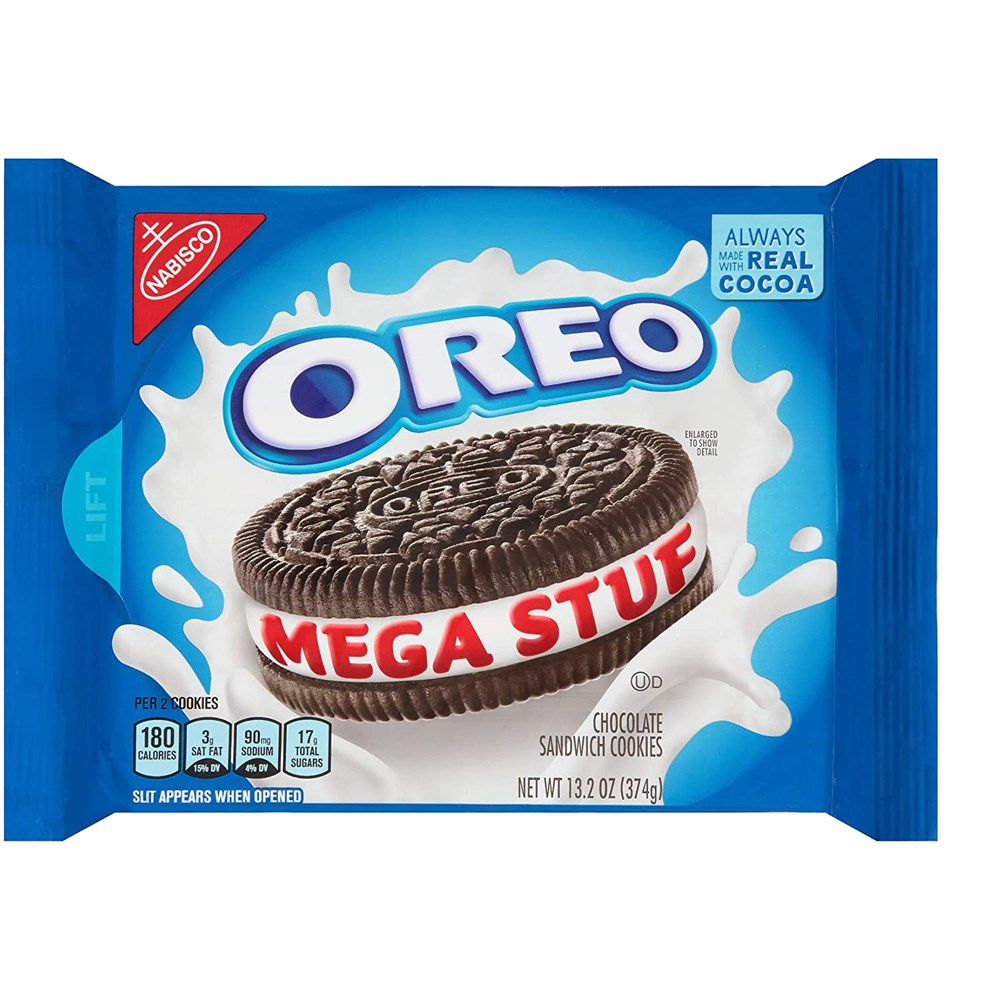 Oreo Mega Stuff Chocolate Sandwich Cookies 13.2oz